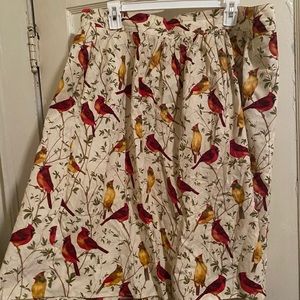 Cardinal a-line skirt from ModCloth